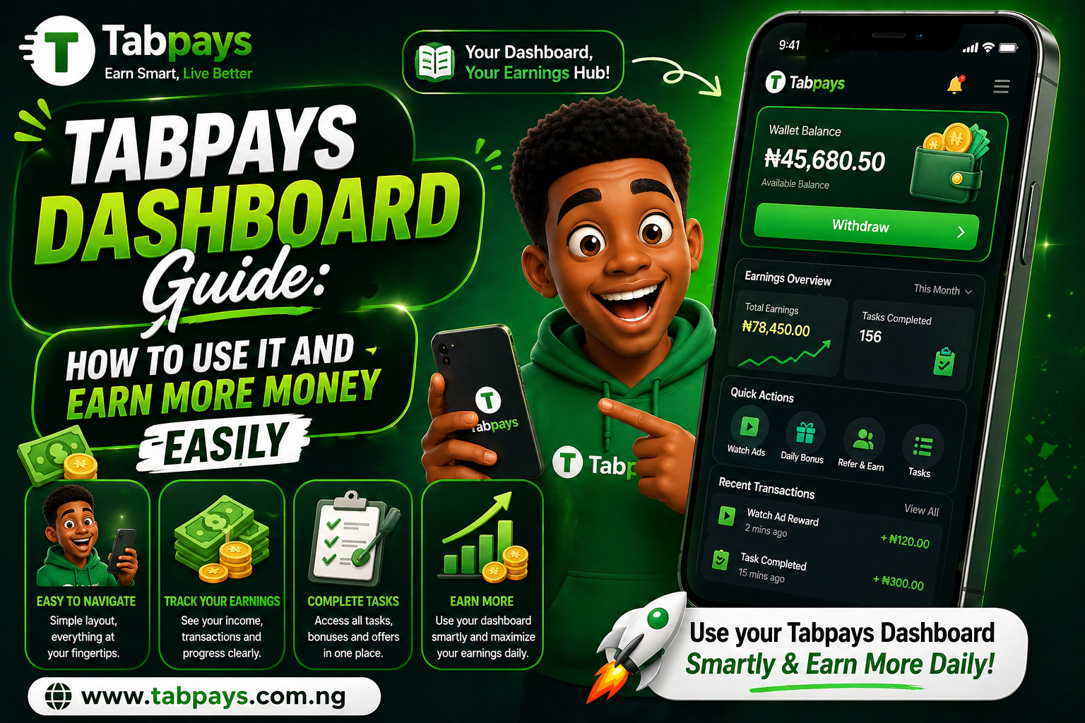 Tabpays Dashboard Guide: How to Use It and Earn More Money Easily
