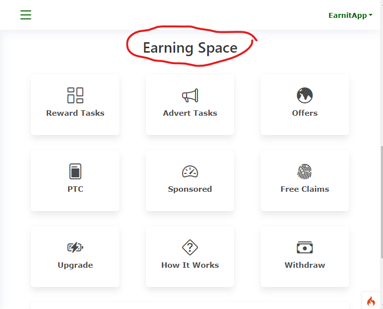 Tabpays Earning Space