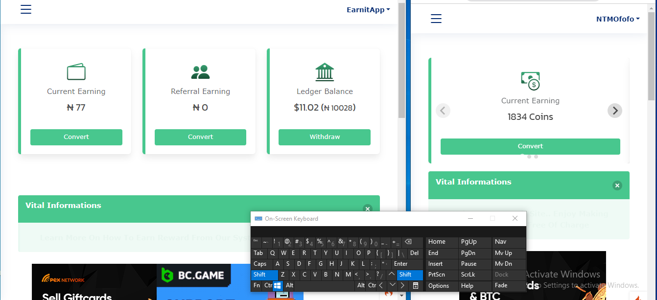 Tabpays Dashboard Overview